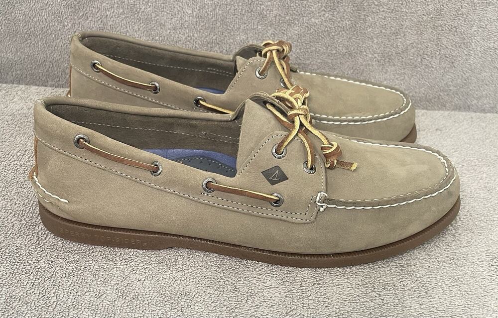 Sperry Top-Sider Suede Sahara Men's Boat Shoes Size 13M - Brown